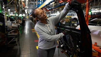 מפעל הרכבה בפיירפקס. צילום ג'נרל מוטורס